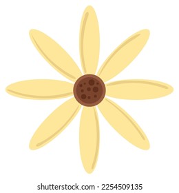 fondo blanco del icono del resorte de flores