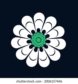  "Flower of Srebrenica" is used as a symbol of remembrance of the victims of the Srebrenica genocide.White signifies innocence, green signifies hope, and eleven petals stand for July 11, 1995.