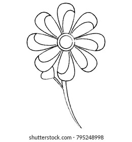 flower with stem  icon image 