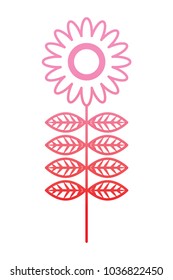 flower stem petals decoration image