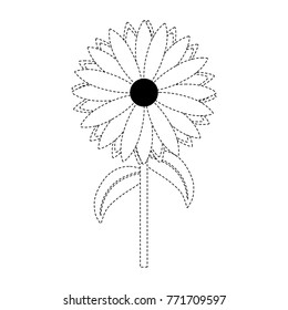 flower stem  vector illustration