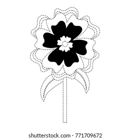flower stem  vector illustration