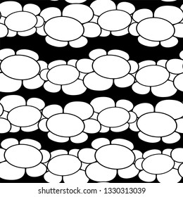 flower in a striped pattern, flora, seamless vector background.
