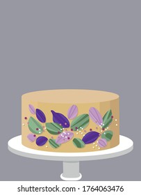 Blumenkuchen mit Sprinklen