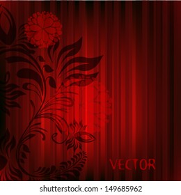 Flower summer abstraction. Vector