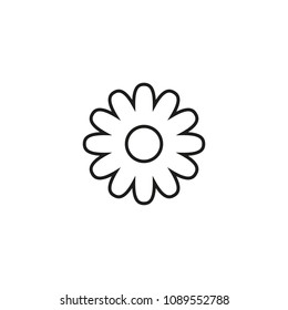 Flower summer of icon