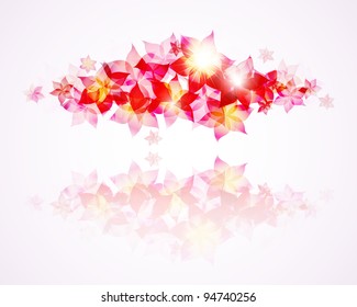 flower sunny abstract background, EPS 10