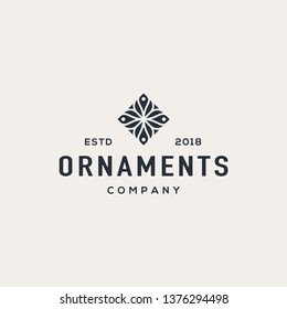 Flower swirl logo design concept. Universal flower design. Looks feminine and elegant.