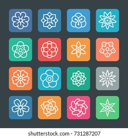 Flower symbol. 