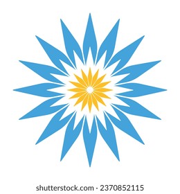 icono de símbolo de flor, ilustración vectorial