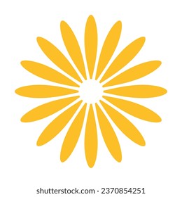 flower symbol icon, vector illustration