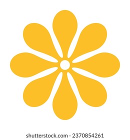 flower symbol icon, vector illustration