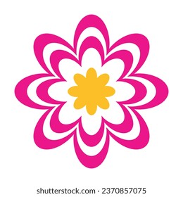 flower symbol icon, vector illustration