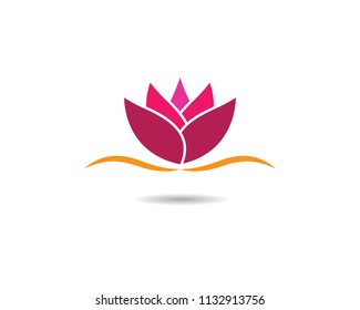 Flower symbol illustration design