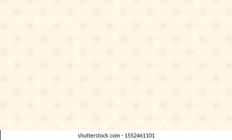 Flower symbol pattern wallaper. free space for text. Plum blossom
 vector.