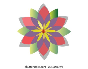 flower symbols for month flower logo icon editor free and  inspiration  finder, Color Palette free vector eps.