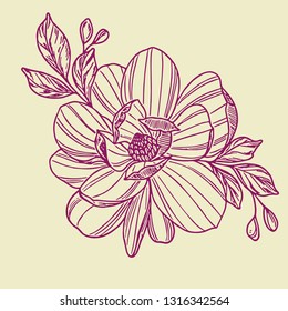 flower tattoo sketch examples