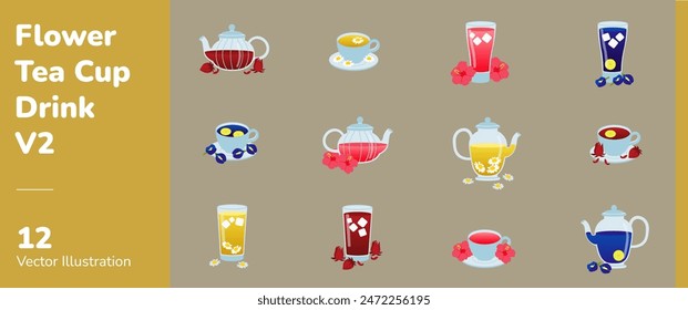 Flower Tea Cup Drink 2
