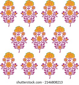 Flower Textile Seamless Fabric pattern Design