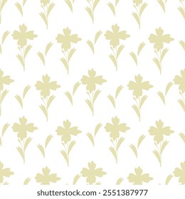 Flower texture with navy background pattern print