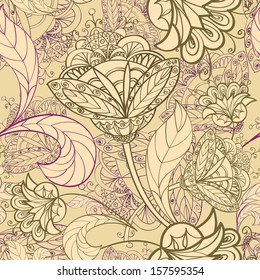 Flower texture. Seamless floral pattern. Lacy seamless texture. 