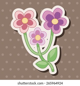 flower theme elements vector,eps
