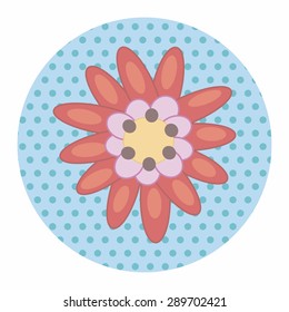 flower theme elements vector,eps