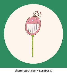 flower theme elements vector,eps