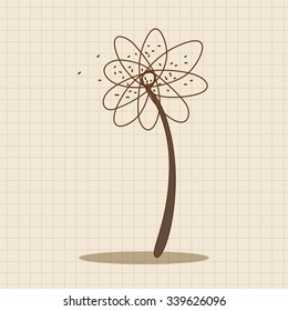 flower theme elements vector,eps