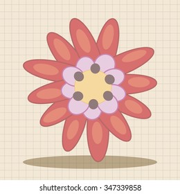 flower theme elements vector,eps