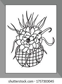 flower top coloring book pages design.doddle coloring book design. flower coloring book. flower line art design.
