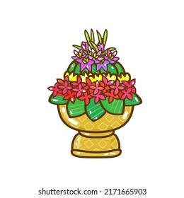 Flower tray for Teacher’s day observation