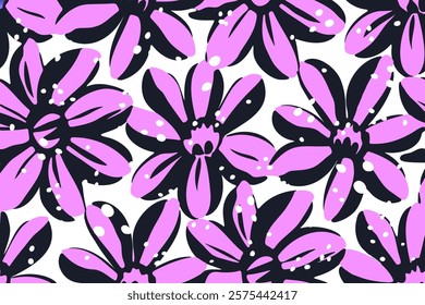 Flower  trendy minimalistic background. Floral background. 