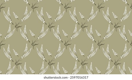Flower and tropical leaves seamless pattern background. Flower, Tropical leaves illustration. Tropical leaves background. Perfect for fabric, textile, wallpaper, and decor. SSTKbackgrounds
