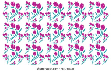 Flower Tulip Beautiful Template