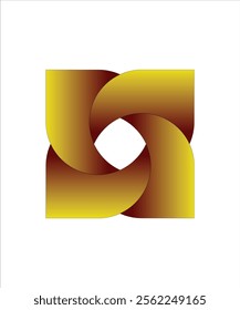 Flower type logo design templet