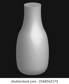 Flower vase for 3d advertising 