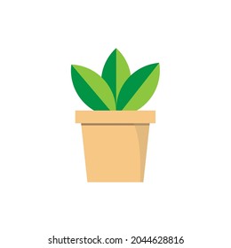Flower Vase Icon Vector Design