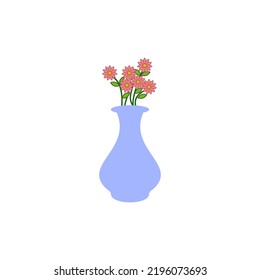 flower vase icon vector design templates 