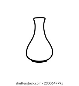 Flower Vase Line Simple Logo