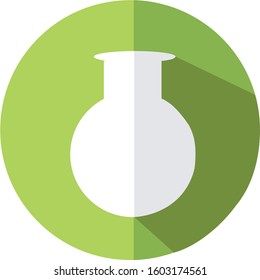 flower vase logo icon flat desgin
