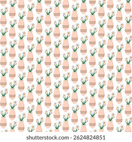 a flower vase pattern doodle design