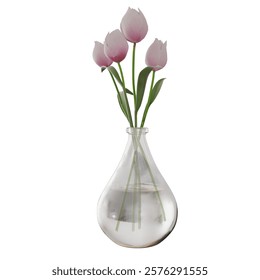 Flower in Vase transparent images