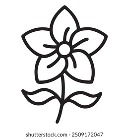 Flower vase, vector flowers pot icon, black and white silhouette illustration, silhouette design. Perfect for branding, this illustration