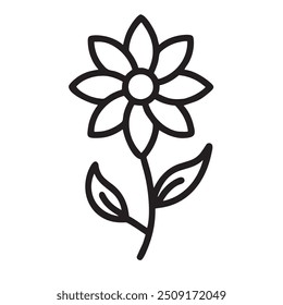 Flower vase, vector flowers pot icon, black and white silhouette illustration, silhouette design. Perfect for branding, this illustration