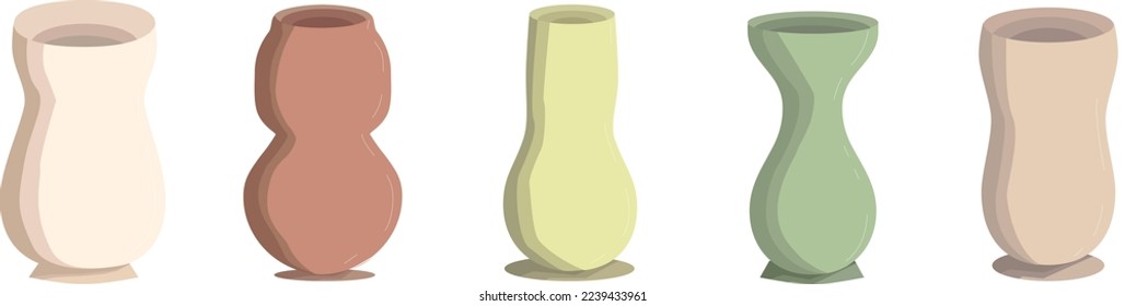 Flower Vase Vector for Illustration