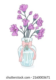 Flower vase vector illustration collection designed in doodle style on white background for card, digital print, t-shirt design, bag, clothing pattern, craft, and more.