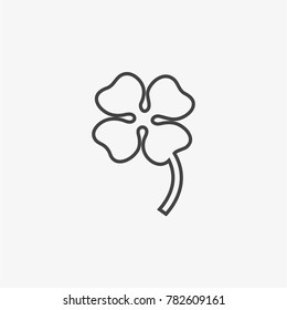 Flower vecor icon isolated on light grey background