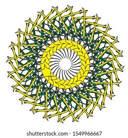 Flower vector art design for garment industry