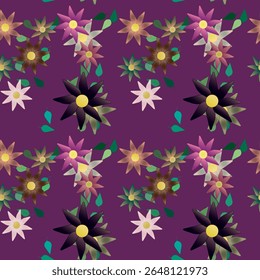 Flower vector, vector art, leafs vector, floral pattern, ornamental pattern, leaf seamless, leafs pattern, flowers background, leaf silhouette, seamless background, pattern design